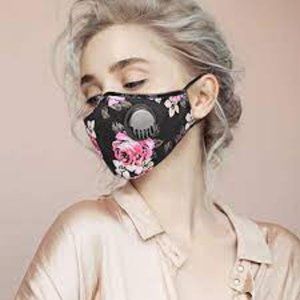 UTOTEBAG Reusable & Breathable Face Cover, Peony
